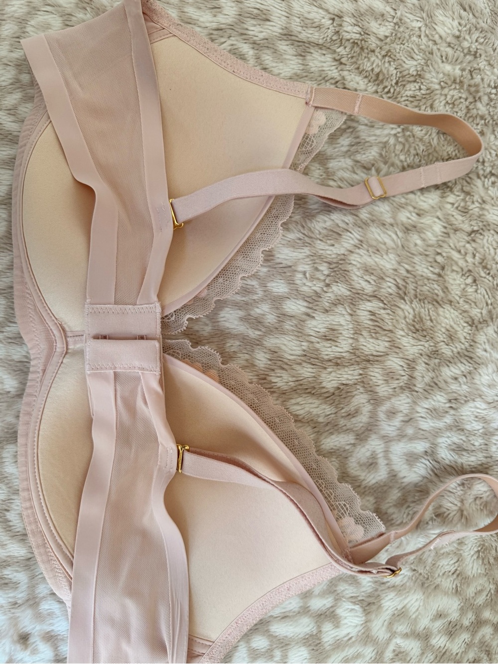 SOMA Women's Lace Wireless Bra in Blush Pink - Picture 6 of 9